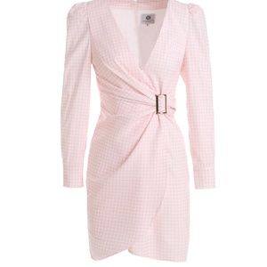 Camino Couture London Millennial Barbie Pink Gingham mini dress (UK10/ US M/8)